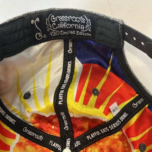 Grassroots California 420 Limited Ed. Colorado Flat Bill Size S/M NWOT - Picture 6 of 7